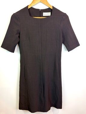 MM Lafleur brown/ Charcoal Short-Sleeve Dress size 0